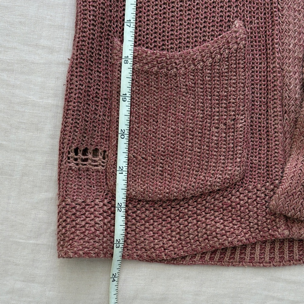 Ralph Lauren Dusty Rose Shawl-Collar Toggle Cardigan - Picture 8 of 8